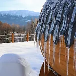 Babiogorska - Dom Z Bali Z Jacuzzi I Sauna Dağ evi Zawoja