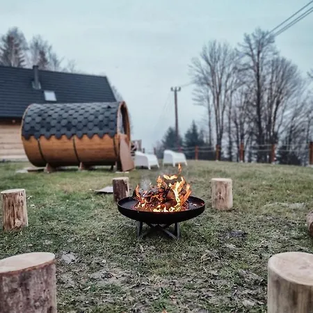 Horská chata Babiogorska - Dom Z Bali Z Jacuzzi I Sauna *